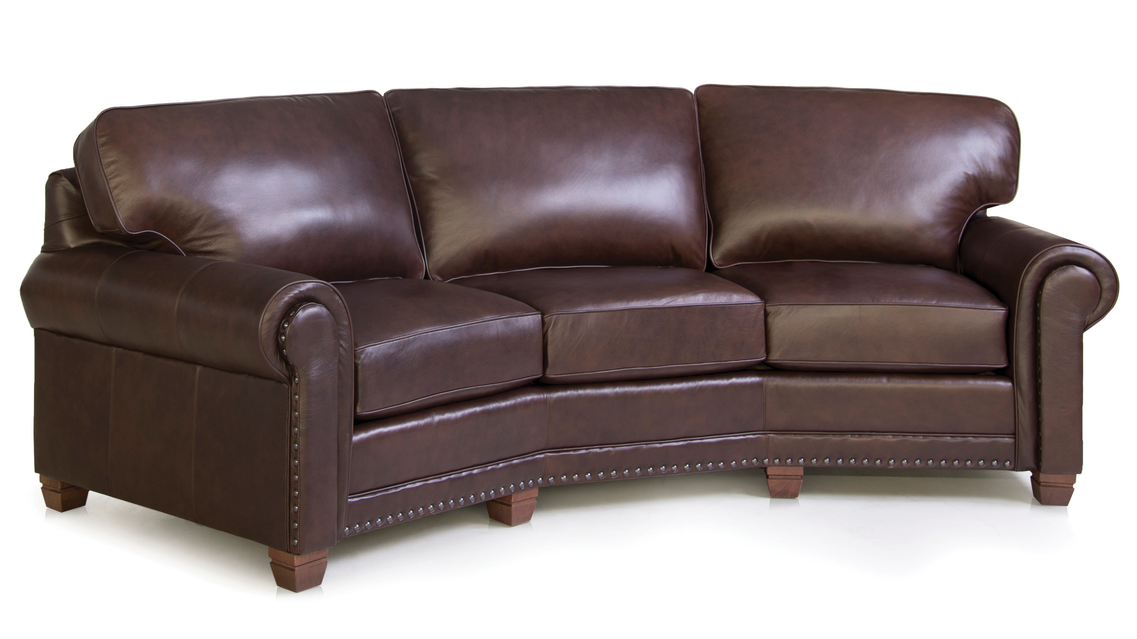 Smith brothers curved sofa discount